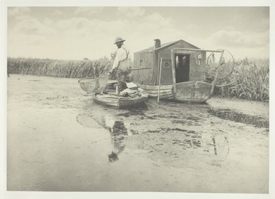 A casa de um caçador de enguias de Peter Henry Emerson