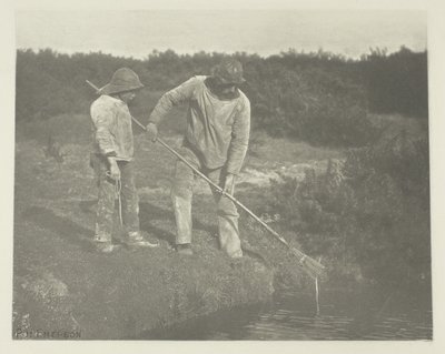 Apanha de enguias nas águas de Suffolk de Peter Henry Emerson