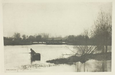 Açude de Field, perto de Rye House de Peter Henry Emerson