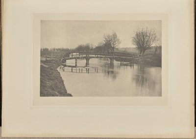 Passarela perto de Cheshunt de Peter Henry Emerson