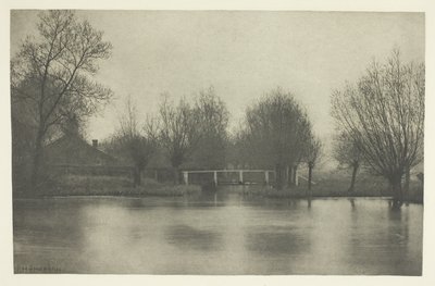 Boca do antigo rio Stort de Peter Henry Emerson