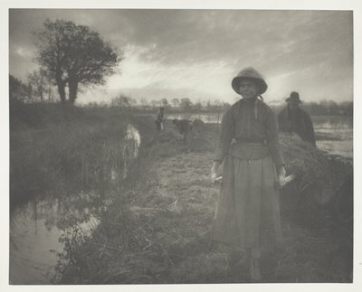 Poling o feno do pântano de Peter Henry Emerson