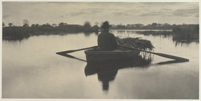 Remo para casa o material Schoof de Life and Landscape on the Norfolk Broads, 1886, placa XXI, 1886. de Peter Henry Emerson
