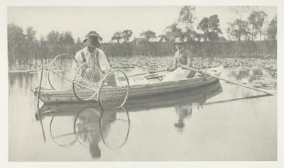 Colocação da rede de laço de Peter Henry Emerson