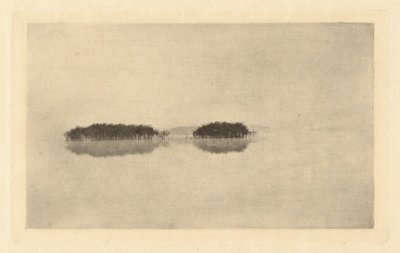 A Lagoa Solitária, em ou antes de 1895. de Peter Henry Emerson