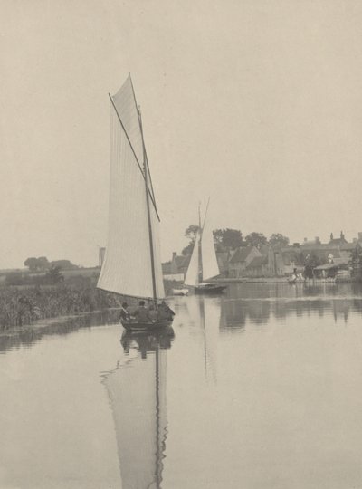 A aldeia de Horning, 1886 (foto) de Peter Henry Emerson