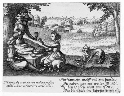Um piquenique, c.1650 de Peter I Rollos