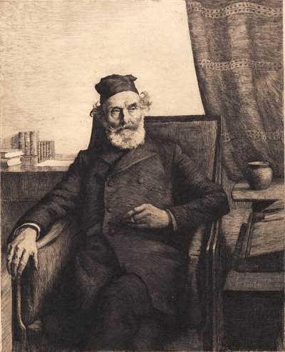 O pai do artista, Jens Peter Ilsted de Peter Vilhelm Ilsted