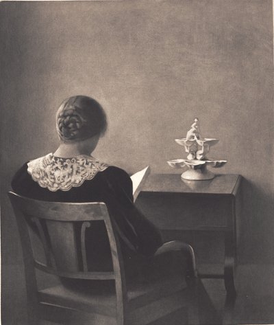 Senhora da leitura de Peter Vilhelm Ilsted