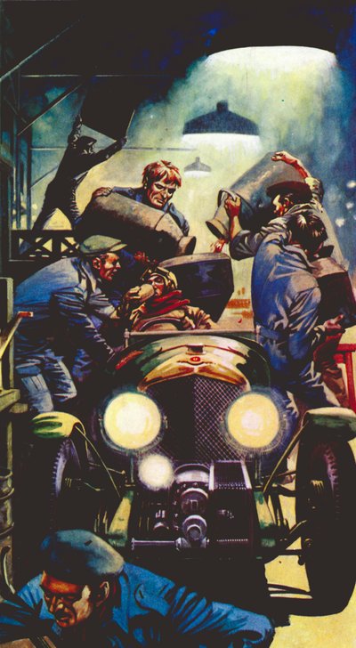 1928 4,5 litros Bentley em Le Mans de Peter Jackson