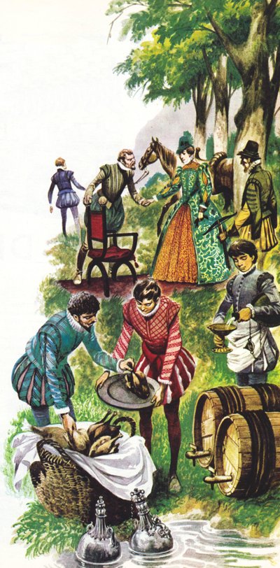 Um piquenique para a rainha Elizabeth I de Peter Jackson