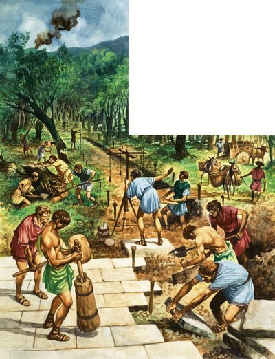 Construindo uma estrada romana de Peter Jackson