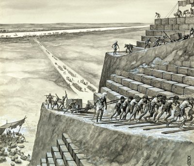 Construindo a grande pirâmide de Gizé de Peter Jackson