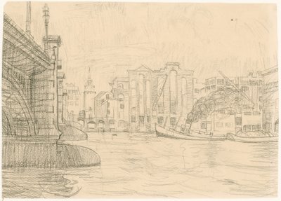 Armazéns queimados pela Ponte Blackfriars 1941 de Peter Jackson