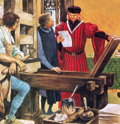 Impressora Caxton de Peter Jackson