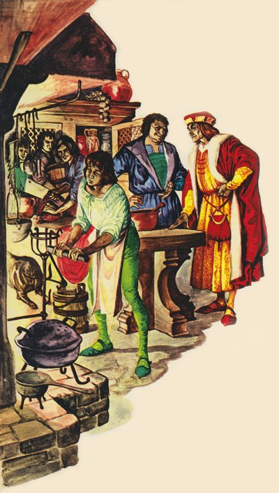 Lambert Simnel (litografia a cores) de Peter Jackson