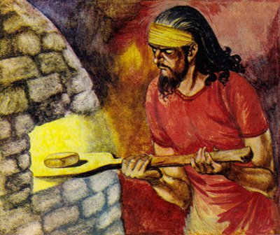 Carta e envelope são colocados no forno para serem assados de Peter Jackson