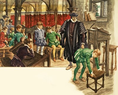 Era uma vez ... Punição na escola na Era Tudor de Peter Jackson