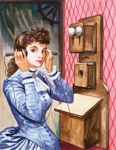 Era uma vez ... comunicação cem anos atrás. Um telefone antigo de Peter Jackson