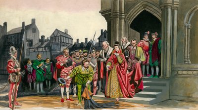 Sir Walter Raleigh estabelece sua capa para a rainha Elizabeth I de Peter Jackson