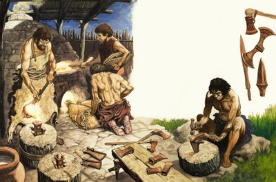 A Idade do Bronze, ilustração de 