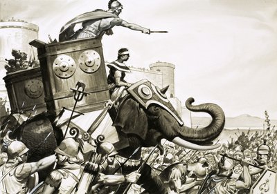 A ascensão e queda de Cartago: a arma secreta cartheginiana - elefantes de Peter Jackson