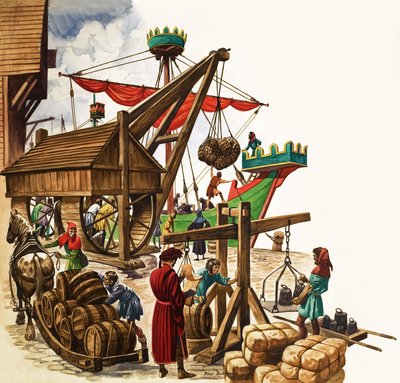 A maravilhosa história da Grã-Bretanha: primeiros navios e portos marítimos de Peter Jackson