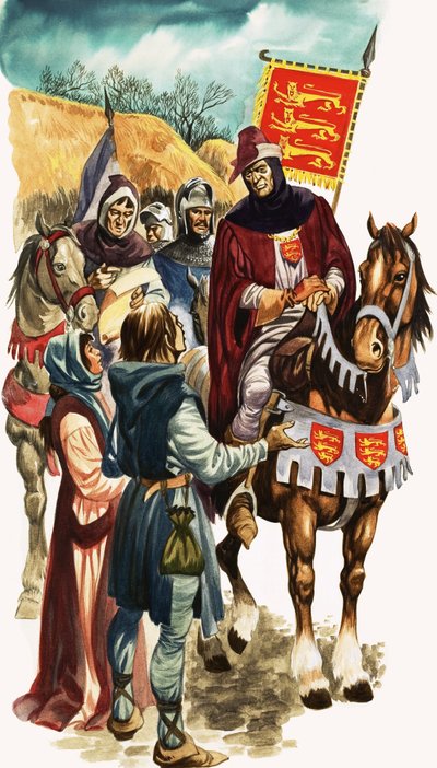 A maravilhosa história da Grã-Bretanha: o rei sábio Edward. As autoridades do rei Edward coletam informações sobre a propriedade da terra de Peter Jackson