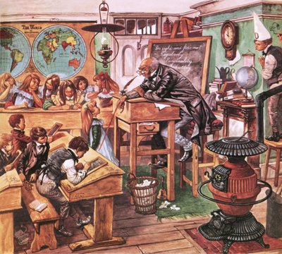 Sala de escola vitoriana de Peter Jackson