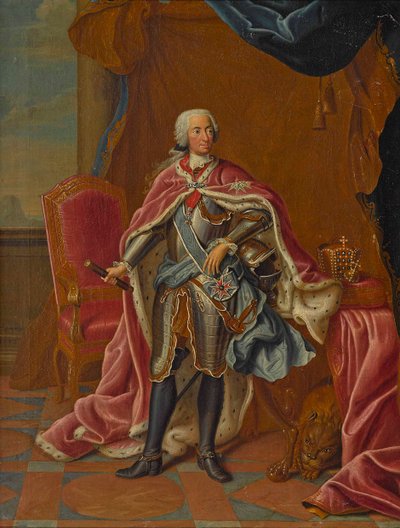 Retrato de Carlos VII, Santo Imperador Romano 1697-1745, 1743. de Peter Jacob Horemans