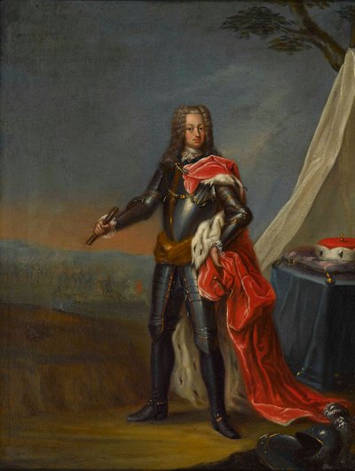 Retrato do conde Palatine Joseph Charles de Sulzbach 1694-1729. de Peter Jacob Horemans