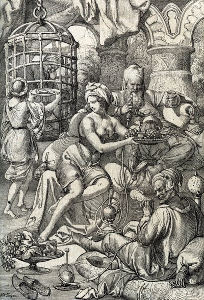 Sultão Bayezid I (ou Bajazet de Peter Johann Nepomuck Geiger