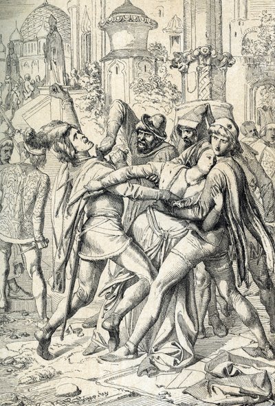 As vésperas sicilianas (Vespri siciliani) revolta popular da ilha da Sicília contra o domínio feodal do rei francês Carlos de Anjou, que ocorreu em Palermo e Corleone, 31/03/1282, terça-feira de Páscoa - (Vésperas sicilianas, rebelião bem sucedida em de Peter Johann Nepomuck Geiger