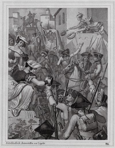 Guerra da Sucessão Espanhola de Peter Johann Nepomuk Geiger