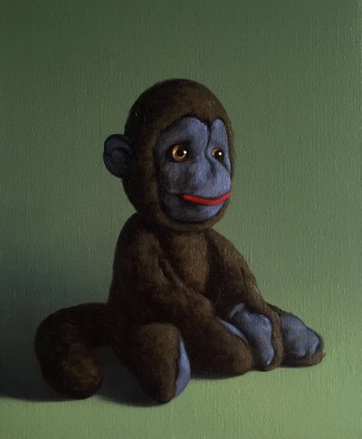 Macaco Marrom no Verde, 2016 de Peter Jones