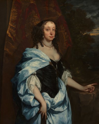 Retrato da Sra. Leneve, c.1657 (óleo sobre tela) de Peter Lely