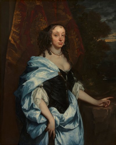 Retrato da senhora Leneve, c. 1657 de Peter Lely