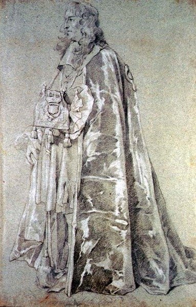 Sir Henry de Vic, Chanceler da Ordem da Jarreteira. de Peter Lely