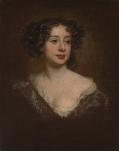 Estudo para um retrato de uma mulher, década de 1670. de Peter Lely