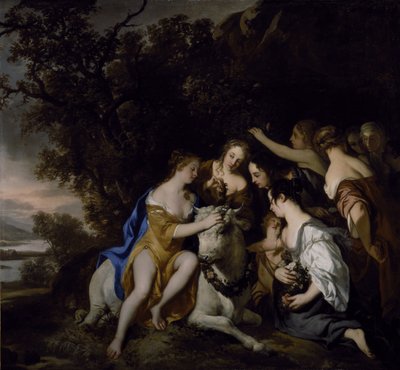A Violação da Europa (óleo sobre tela) de Peter Lely
