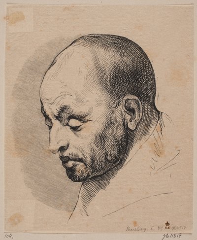 A cabeça de um homem careca de Peter Ludvig Meisling