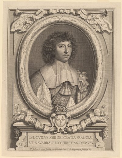 Luís XIV de Peter Ludwig van Schuppen after Wallerant Vaillant