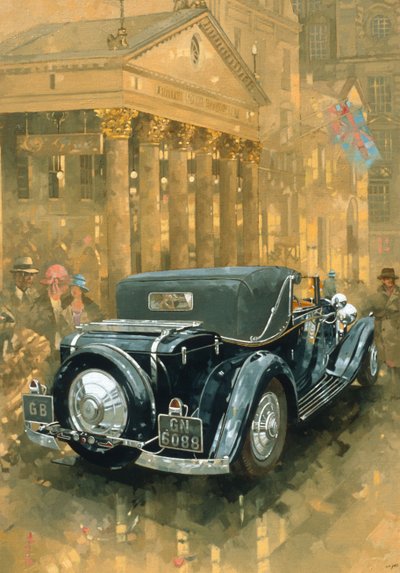 Fantasma no Haymarket (óleo sobre tela) de Peter Miller