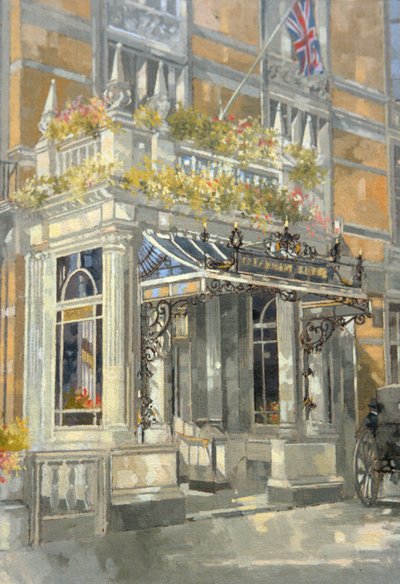 The Connaught Hotel, Londres (óleo sobre tela) de Peter Miller