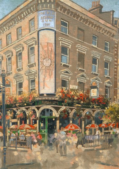The Rising Sun, Marylebone (óleo sobre tela) de Peter Miller