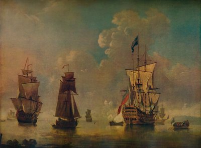 Homens de guerra, c1720 de Peter Monamy