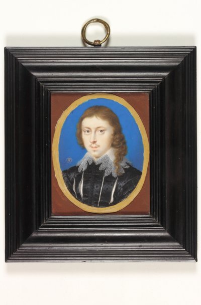 Edmund Waller (aguarela em velino) de Peter Oliver