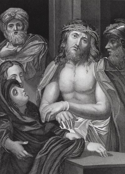 Ecce Homo, Isaías, cap. 53, v 5 (gravura) de Peter Paul (after) Rubens
