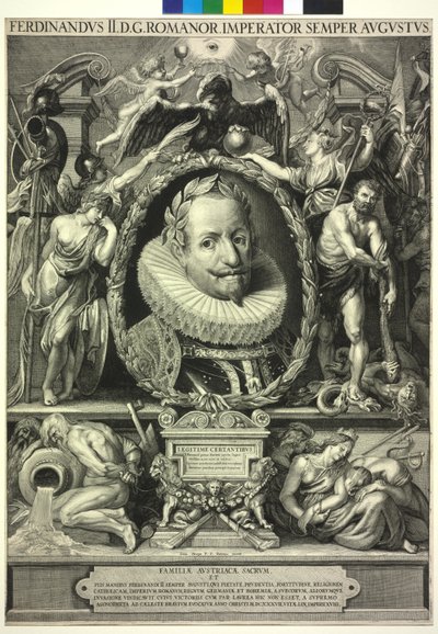 Sacro Imperador Romano-Germânico Fernando II de Peter Paul (after) Rubens
