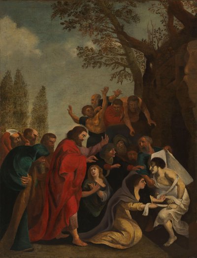 A Ressurreição de Lázaro de Peter Paul Rubens (after)